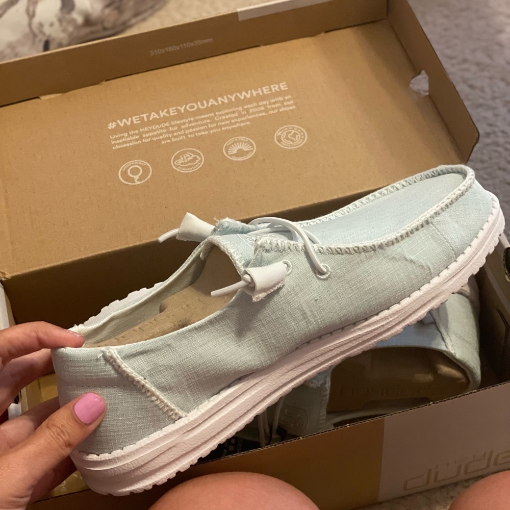 Light Blue Hey Dudes